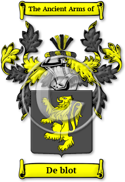De blot Family Crest Download (JPG) Legacy Series - 600 DPI